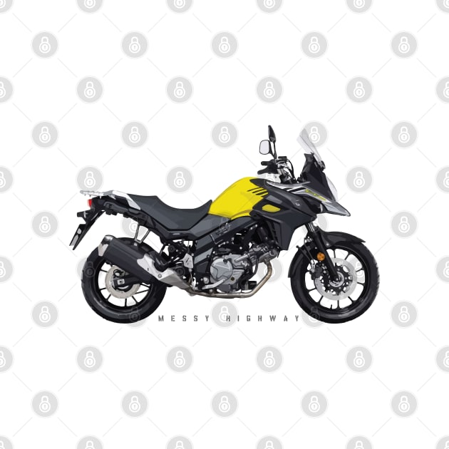 Suzuki V-Strom 650 18 yellow sn by MessyHighway