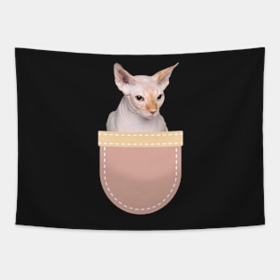 Sphynx Cat in Pocket Tapestry