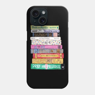 Jane Austen Books Phone Case