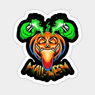 Pumpkin Halloween Magnet