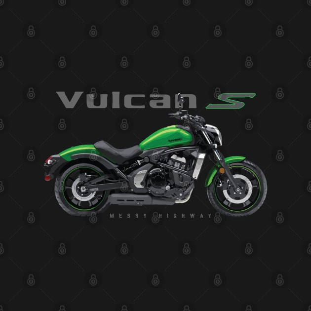 Kawasaki Vulcan S 15 green, sl by MessyHighway