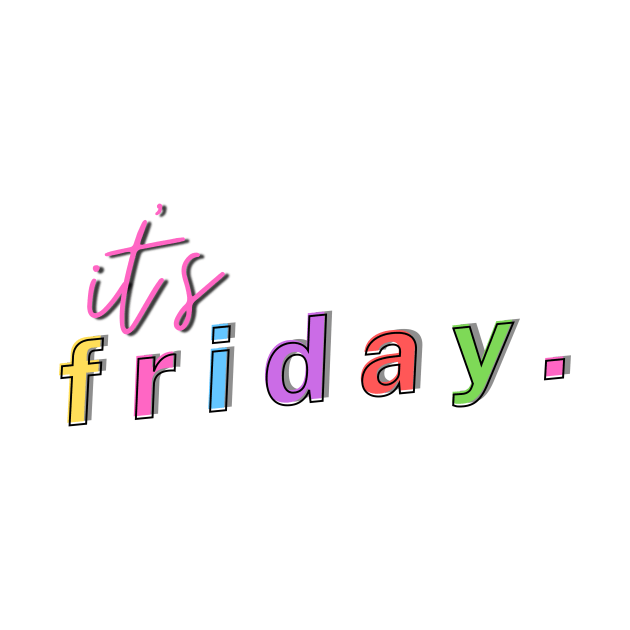 it's Friday! - Weekdays Design by Moshi Moshi Designs