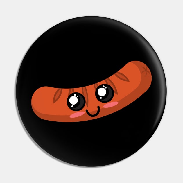 Cute Kielbasa Pin by SybaDesign