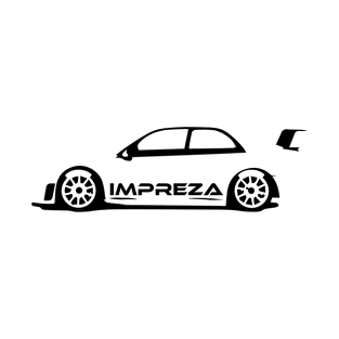 Subar Impreza Car outline T-Shirt