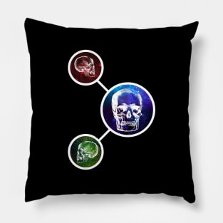 Triple Skull Pillow