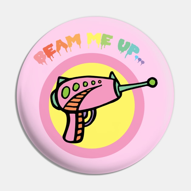 BEAM ME UP Pin by ATOMCultUK