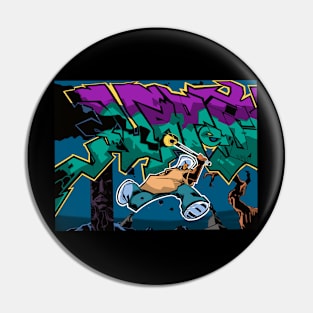 Graffiti Suspect Pin