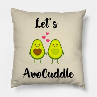 Let's Avocuddle - Couples Pillow