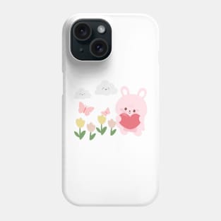 Pink Cute Rabbit Phone Case