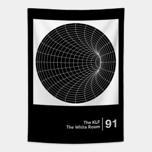 The White Room / Minimalist Graphic Artwork Tapestry