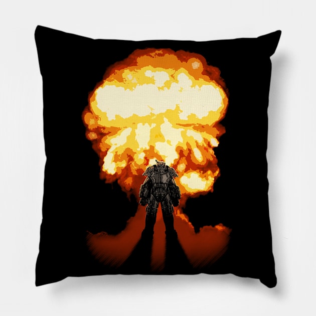 Nuclear Fallout Pillow by forsureee