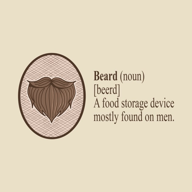 Dictionary Definition of a Beard- Funny vocabulary meaning by IceTees