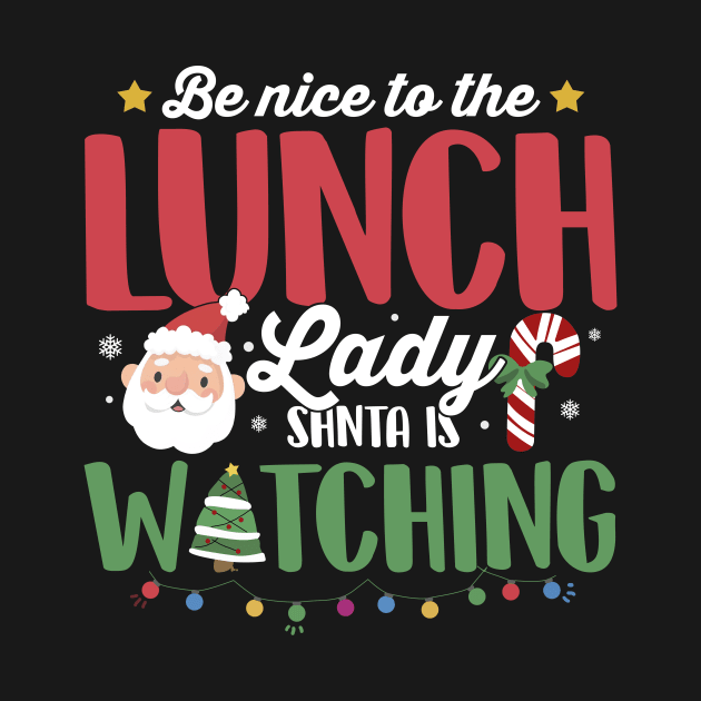 Lunch Lady Santa by caidcmytvroi