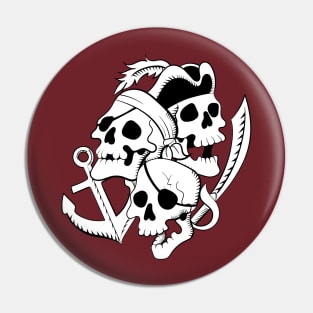 Skull Pirates Pin