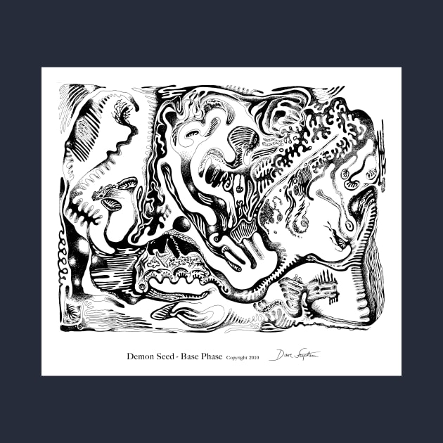 Mitochondria Base Phase by Lines