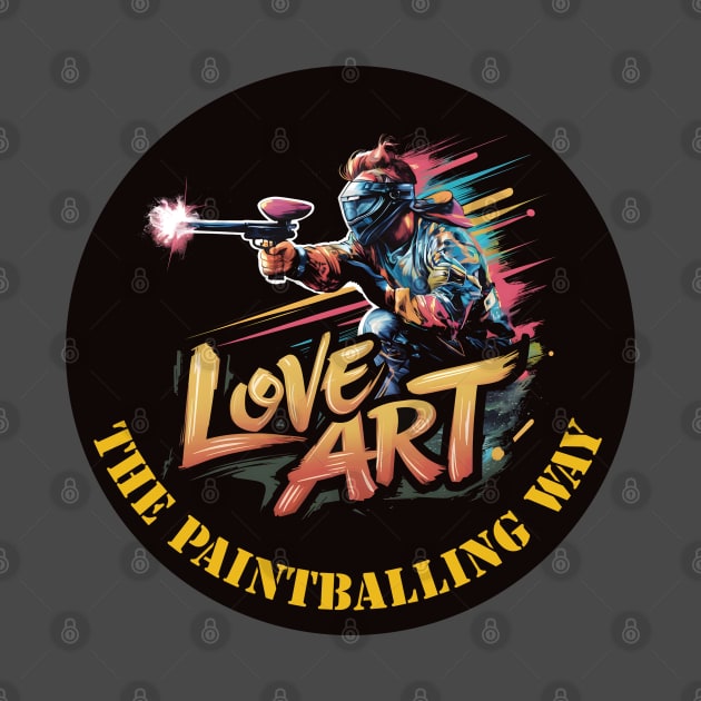 Love art paintball by BishBashBosh