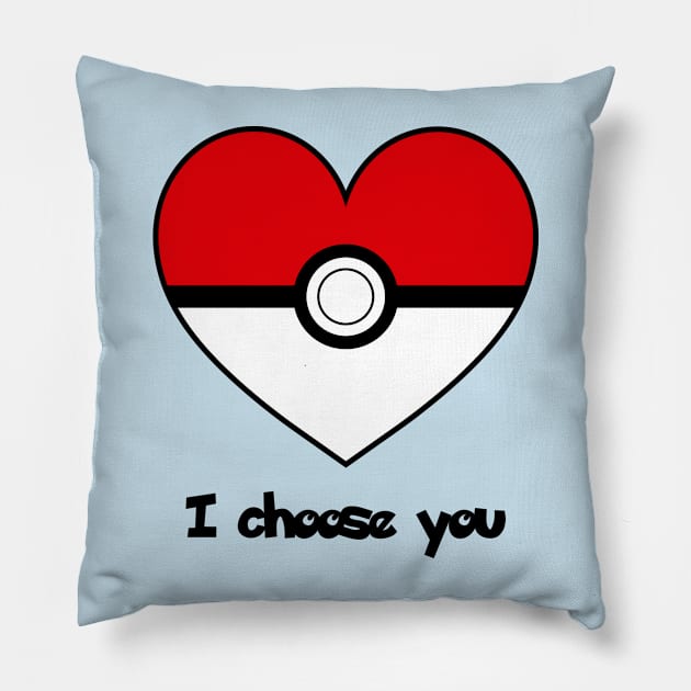 I choose you Pillow by Kacarrot