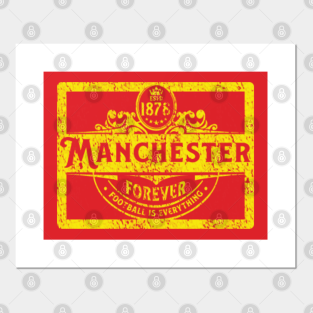 Manchester United Posters And Art Prints Teepublic