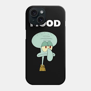 squidward, funny, sad mood Phone Case