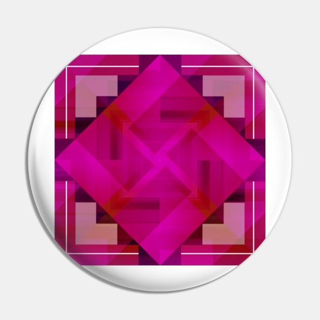 Fuchsia Shapes and Patterns Pin by DANAROPER