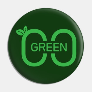 go green Pin