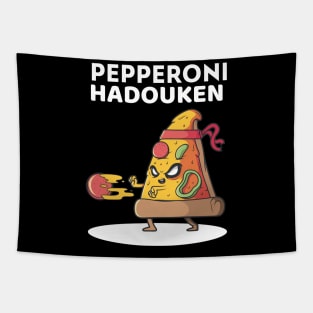 pizza pepperoni Hadouken Tapestry