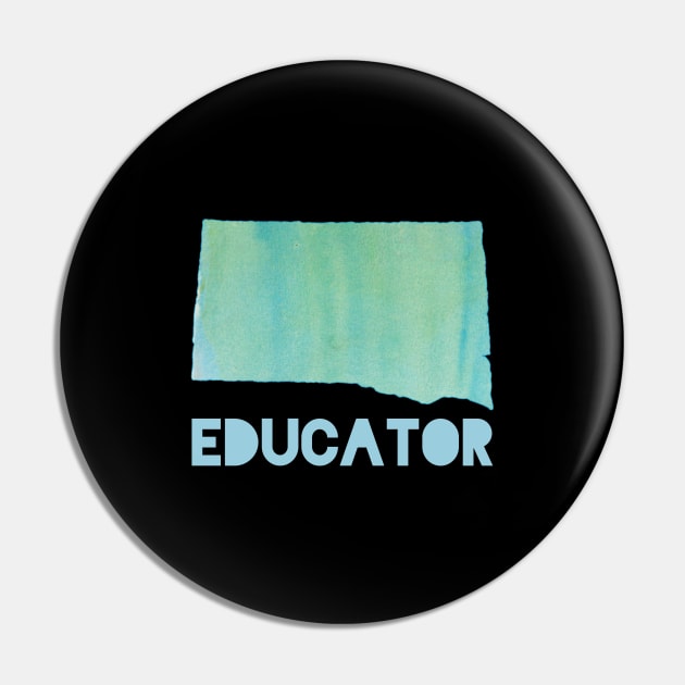 South Dakota Educator Pin by designed2teach