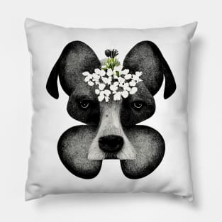 Flowering Dog Series Pillow
