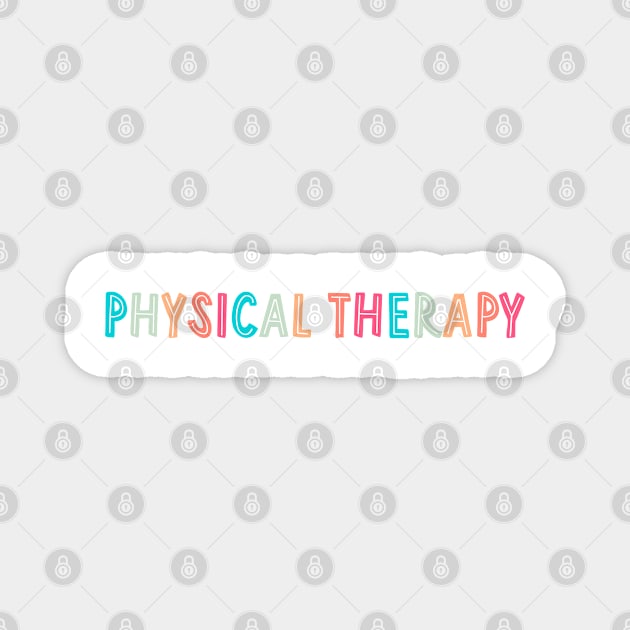 physical therapy Magnet by cartershart