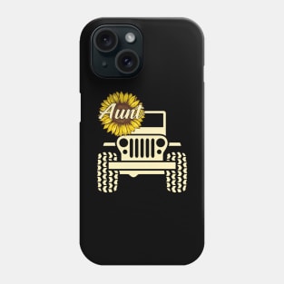 Jeep Sunflower Jeep Aunt Jeep Women Phone Case