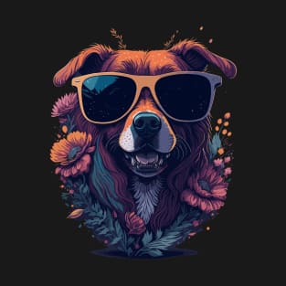 Cute Dog Graphic Illustration Designs T-Shirt