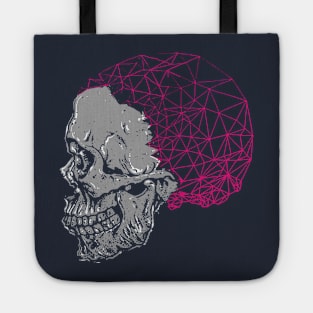 Skull Polygonal Brain Tote