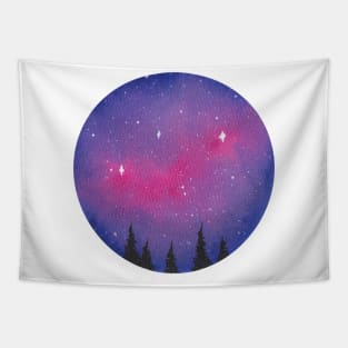 Purple galaxy Tapestry