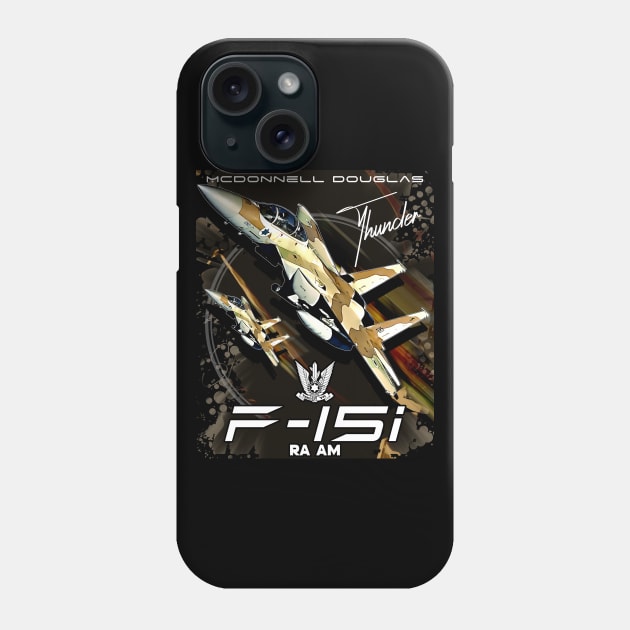 F15 IAF Israeli Air Force Fighter Jet Phone Case by aeroloversclothing