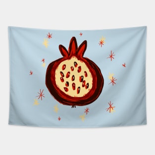 sparkly pomegranate Tapestry