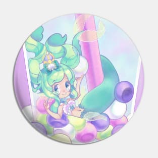 Mermaid Tea Pin