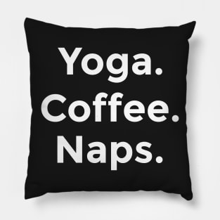 Yoga Coffee Naps Pillow