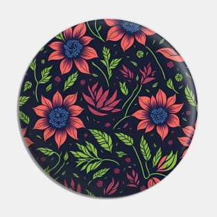 floral pattern design, colorful pattern design Pin