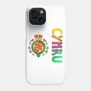 Wales (Cymru in Welsh) Coat of Arms Design Phone Case