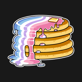 Bigender Pride Pancakes LGBT T-Shirt