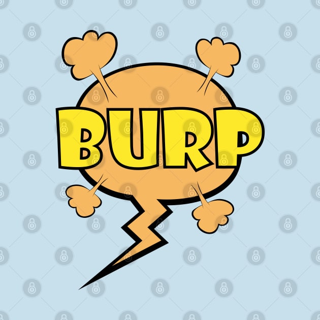 Exploding Speech Balloon With Burp Sound by MonkeyBusiness