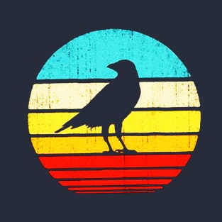 Crow Bird Sunset T-Shirt