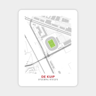 De Kuip Map Design Magnet