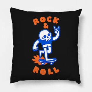 ROCK & ROLL SKULL Pillow