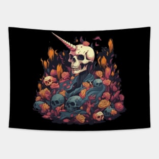 Killer Unicorn Tapestry