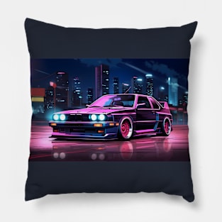 Neon BMW Pillow