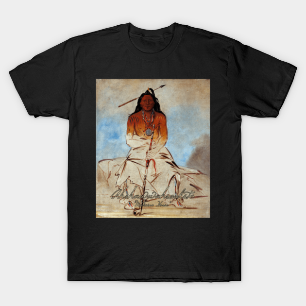 Ahsháwwahróokste - "Medicine Horse" (Unfinished by artist) - Native American - T-Shirt