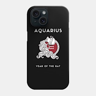 AQUARIUS / Year of the RAT Phone Case