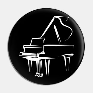 Piano Desing Gifts Pin