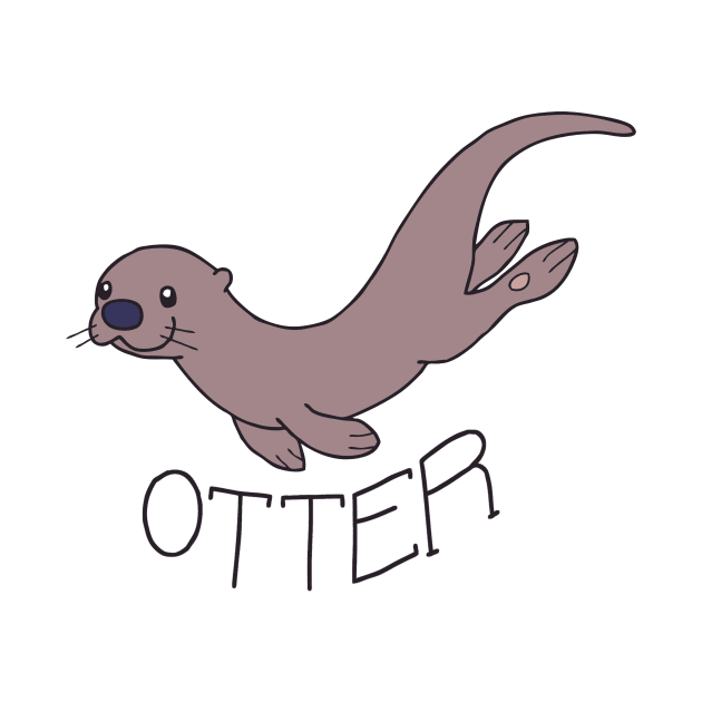 Cute River Otter by LobitoWorks